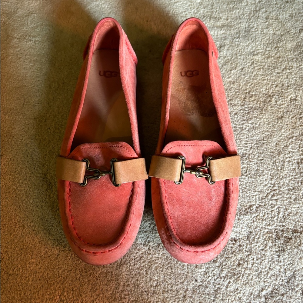 UGG AVEN SUEDE Driving Loafer Slip On Shoe size 7